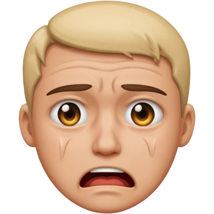 Mad but crying  emoji