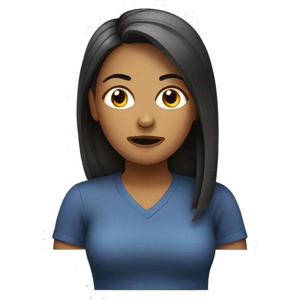 Make a stressed out emoji female emoji