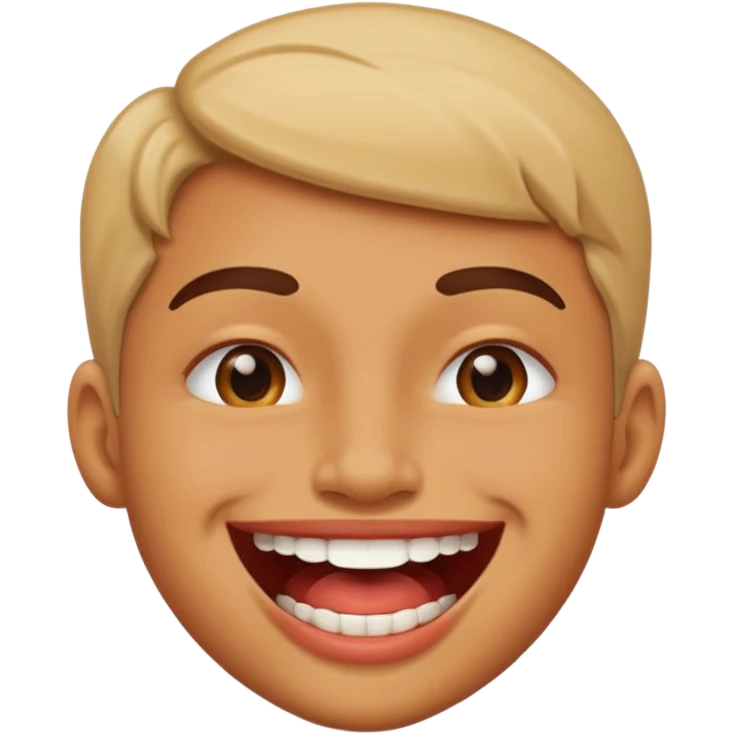 dudak isiran gulen yuz emoji