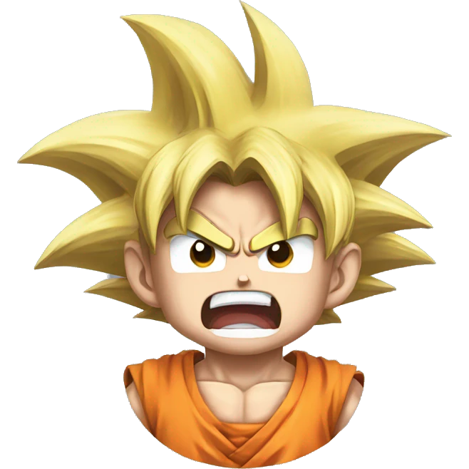 Goku in rage mode  emoji