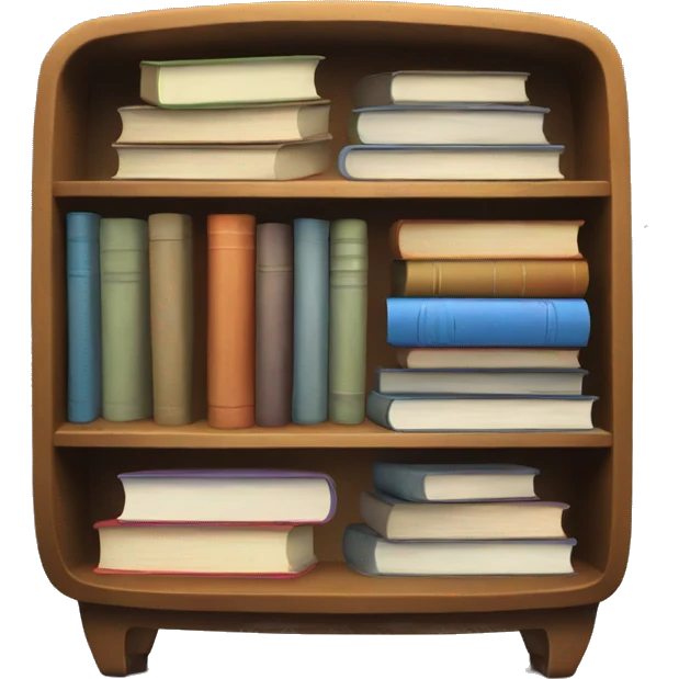 books on tv emoji