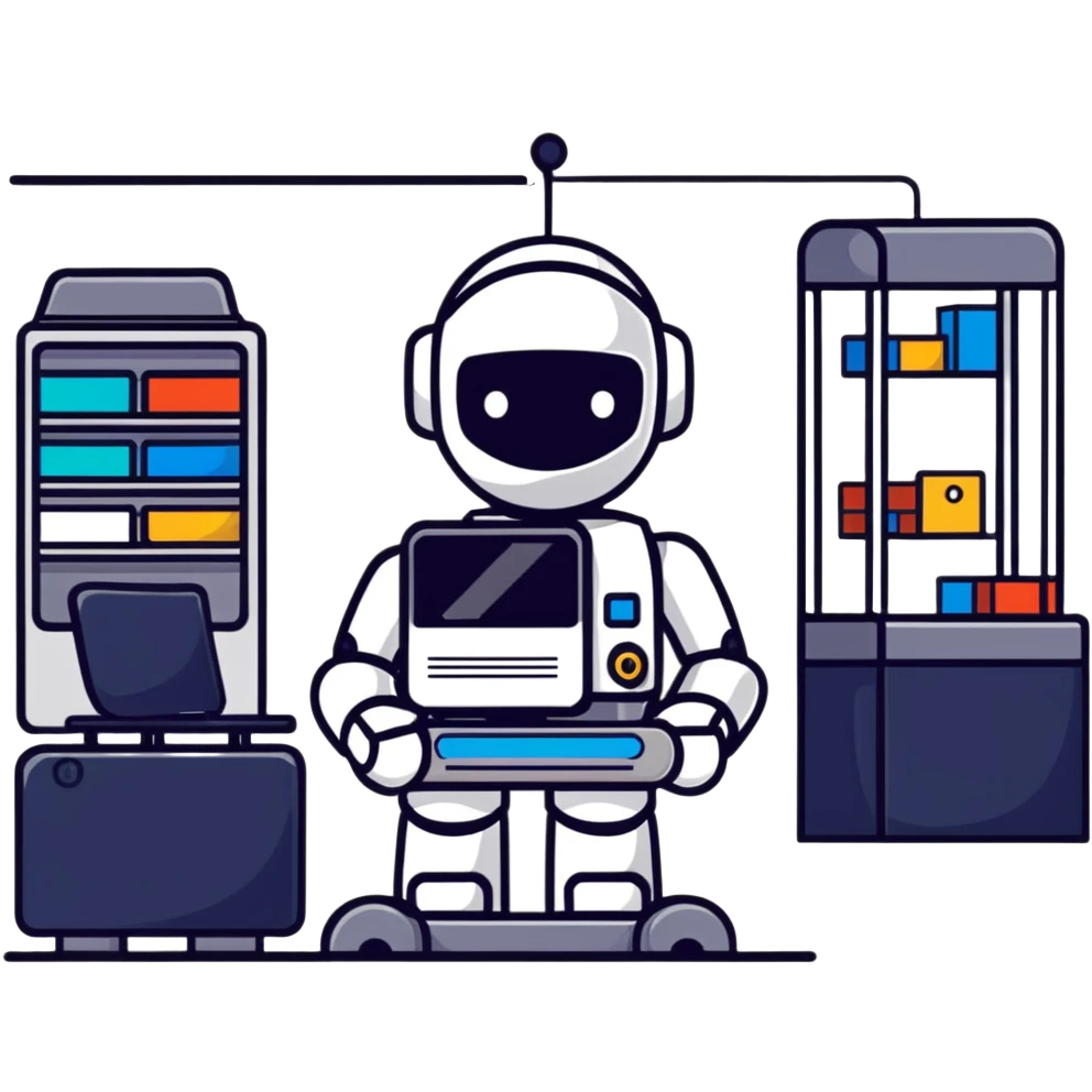 furniture store robot assistant emoji