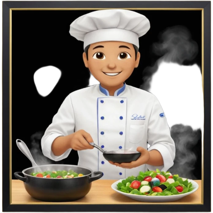 podrias crearme 5 emojis de whattsap para expresar el proceso de conina emoji