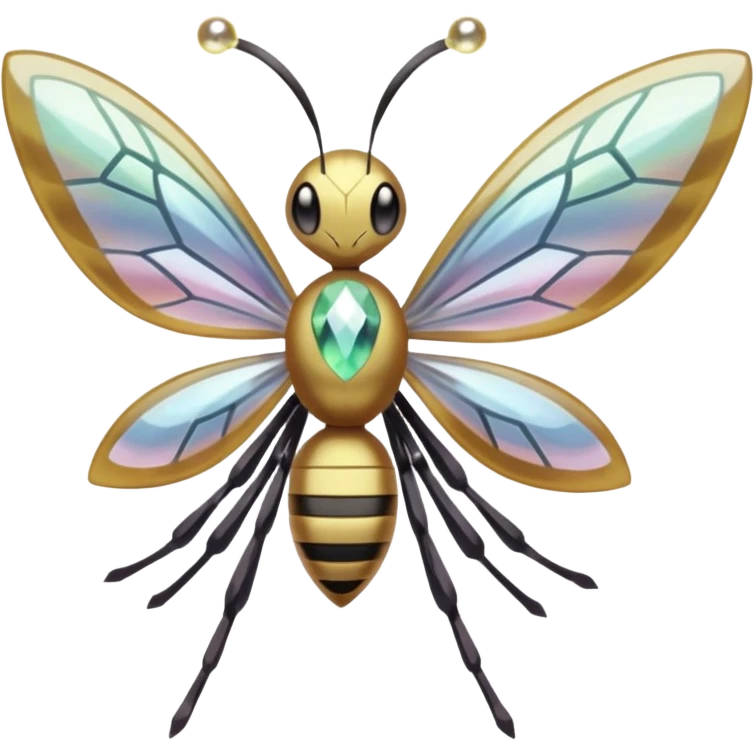 Meloetta-Beedrill-Palkia-Cresselia-fusion emoji