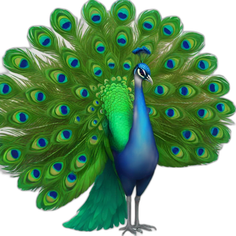 peacock emoji