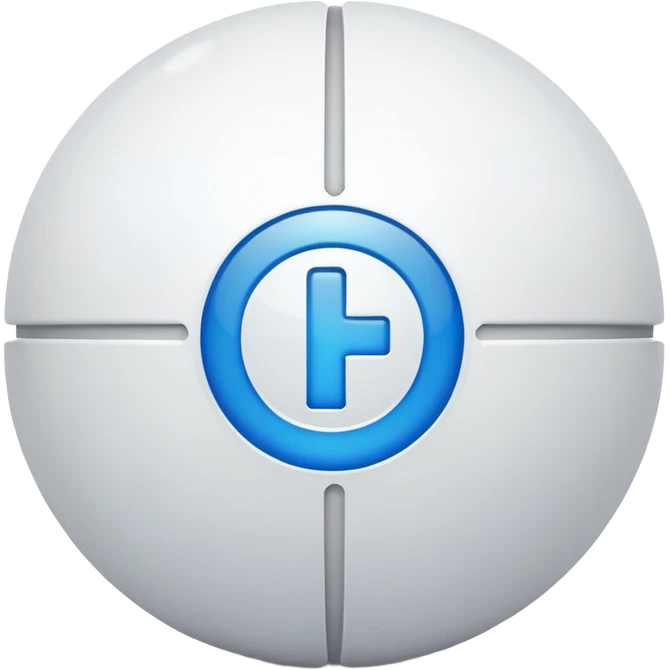 i want a white ball with a plus sign like the smash bros logo emoji