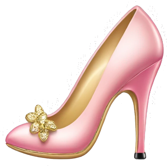 High heel perfume emoji