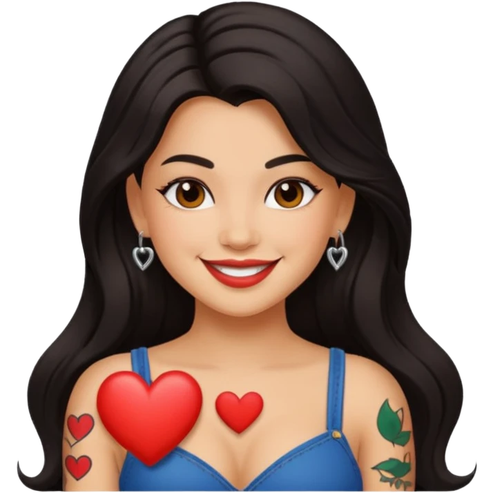 Karol G heart tattoo  emoji