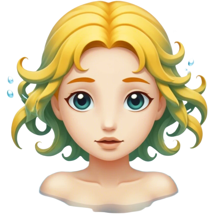 Submerged female Water nymph emoji