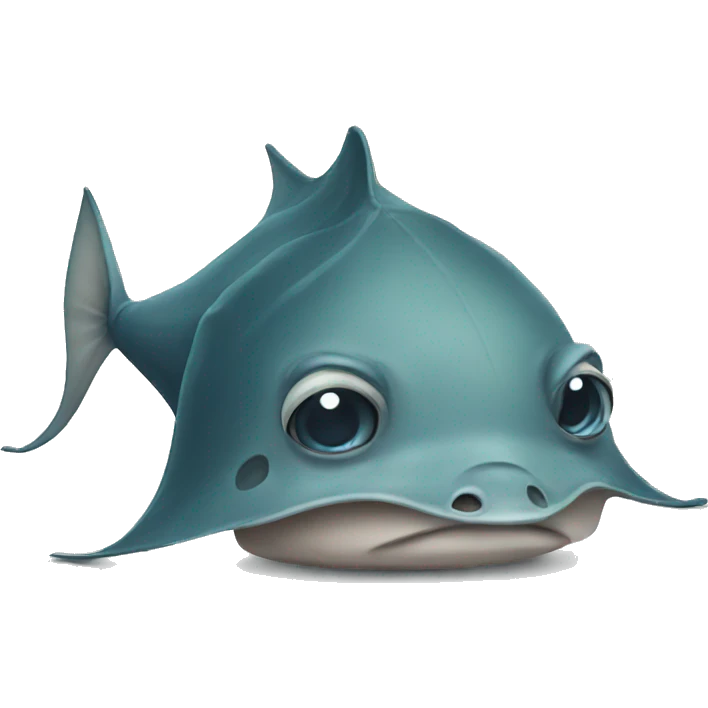 Sad Stingray emoji