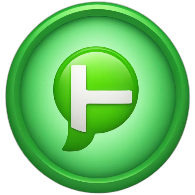 Green Tick under green circle emoji