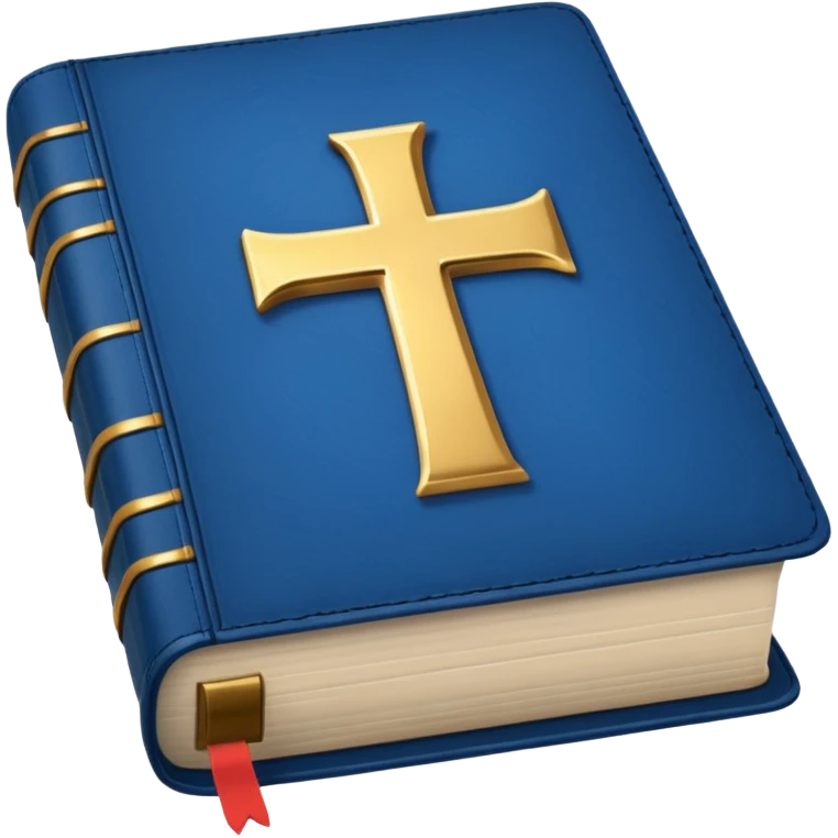 blue bible emoji