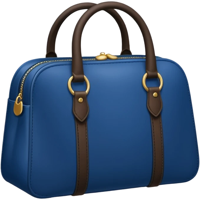 deep Prussian blue bag emoji