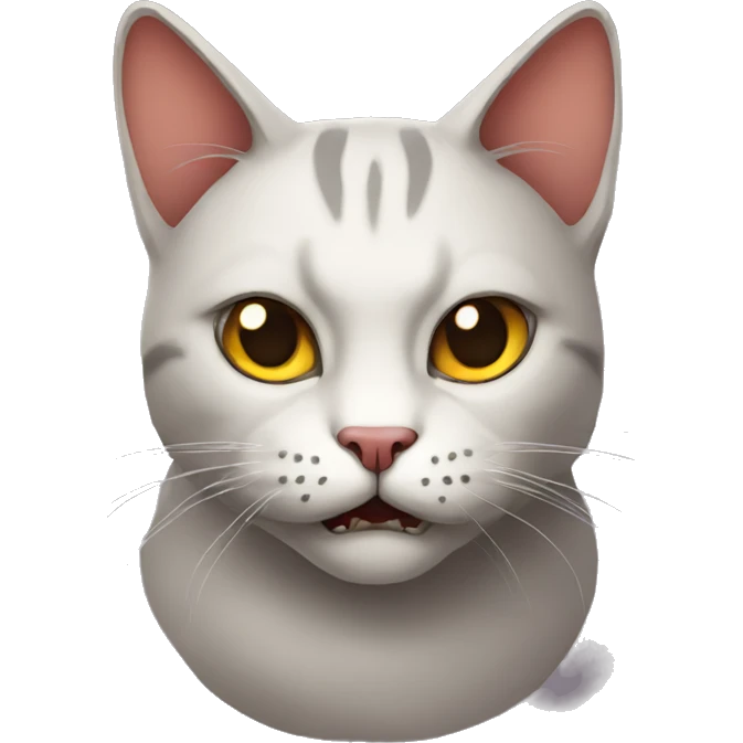 Evil cat emoji