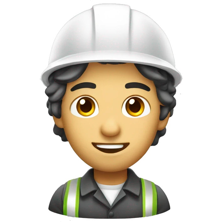 ingeniera con casco blanco  emoji