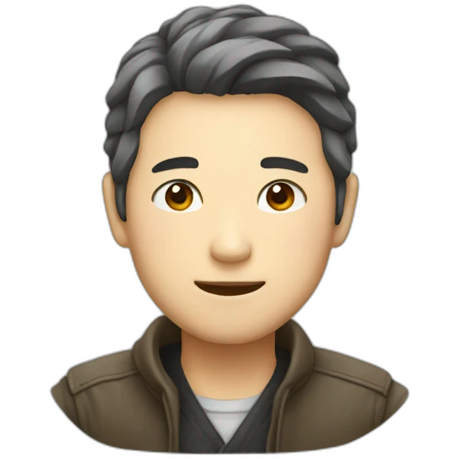 Man  thank you Japanese emoji