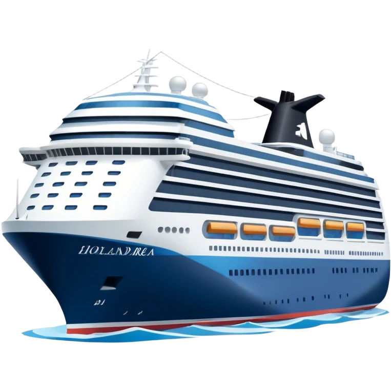 holland america cruise ship in rotterdam emoji