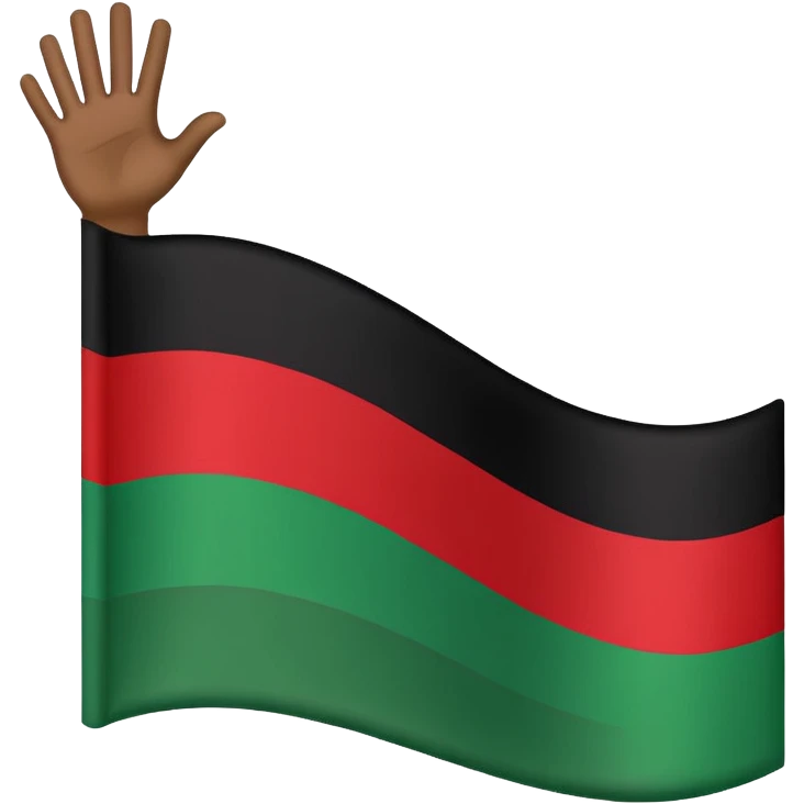 african american flag  emoji