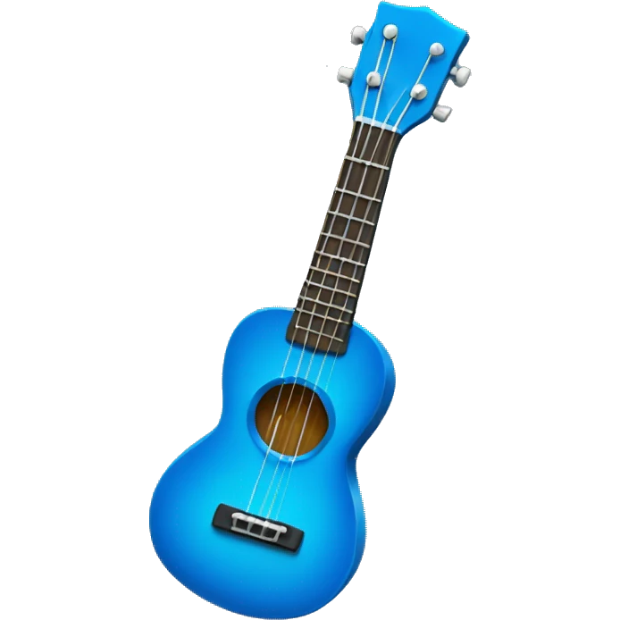 blue ukulele emoji