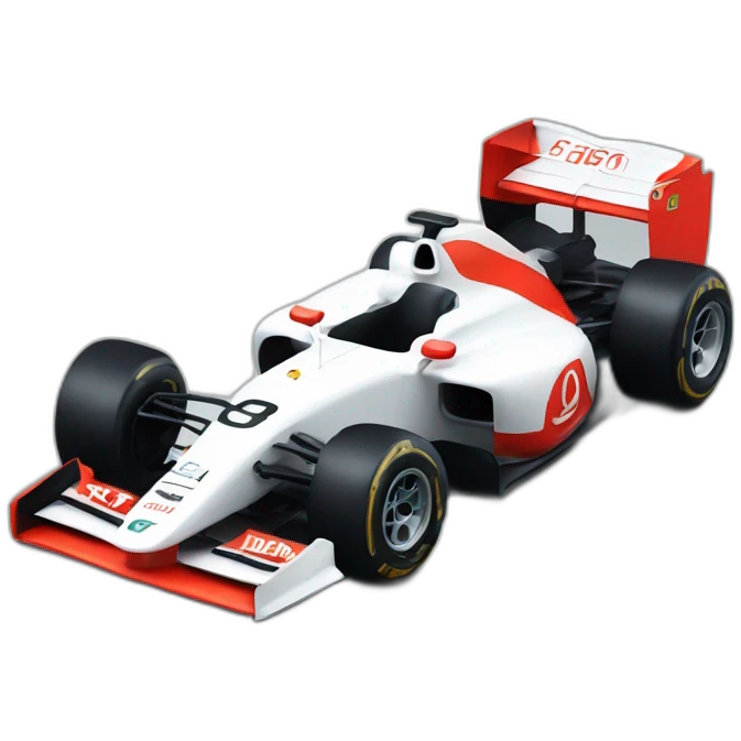 Formula one car emoji