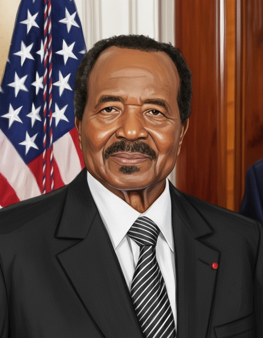 Пол Бийя в слегка рисованном, но при этом объемном стиле emoji