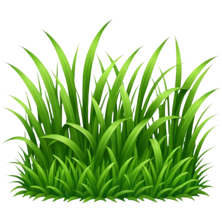  flat grass emoji