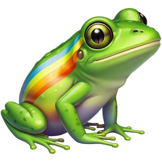 Gay frog emoji