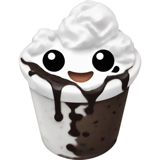 oreo boba emoji