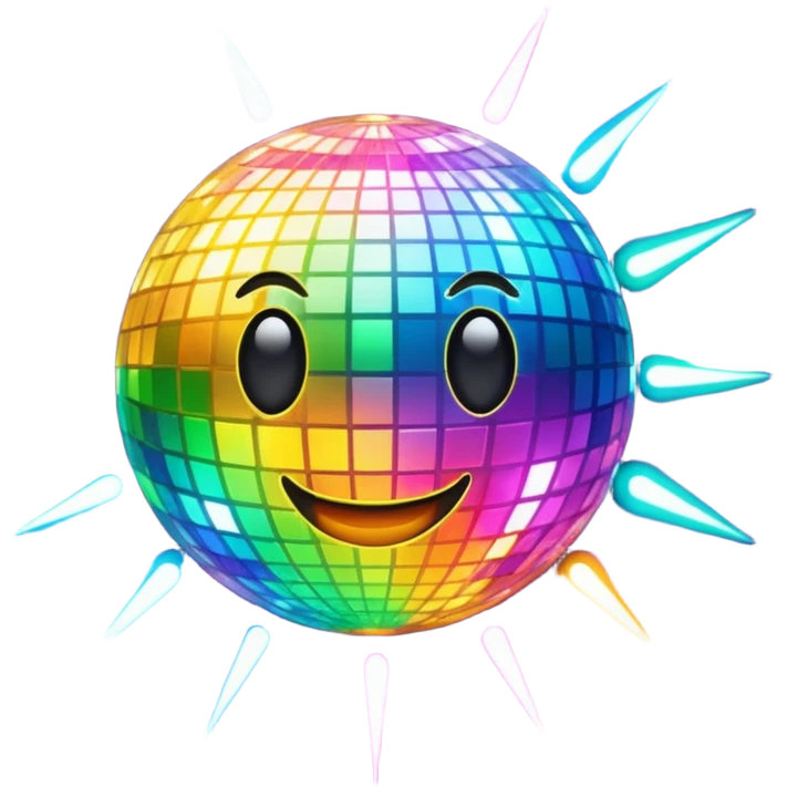 disco lights emoji