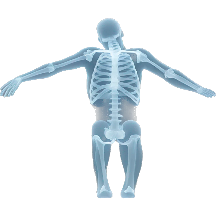 Dislocated shoulder, x ray emoji