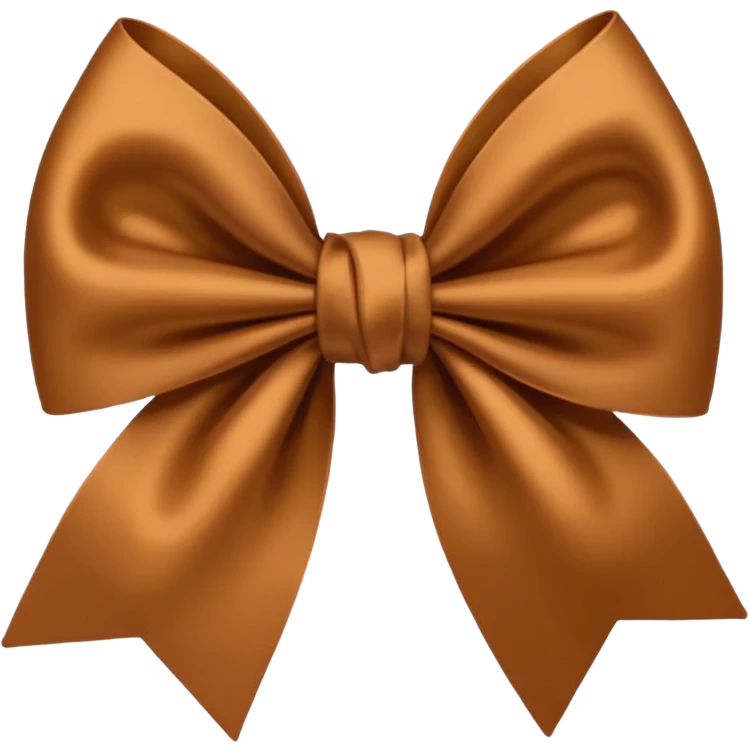 brown bow emoji