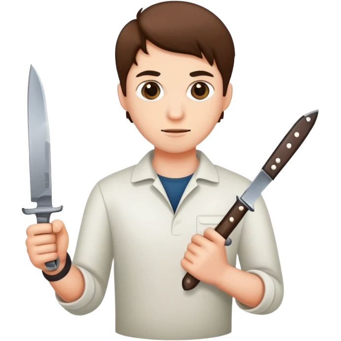 holding knife  emoji