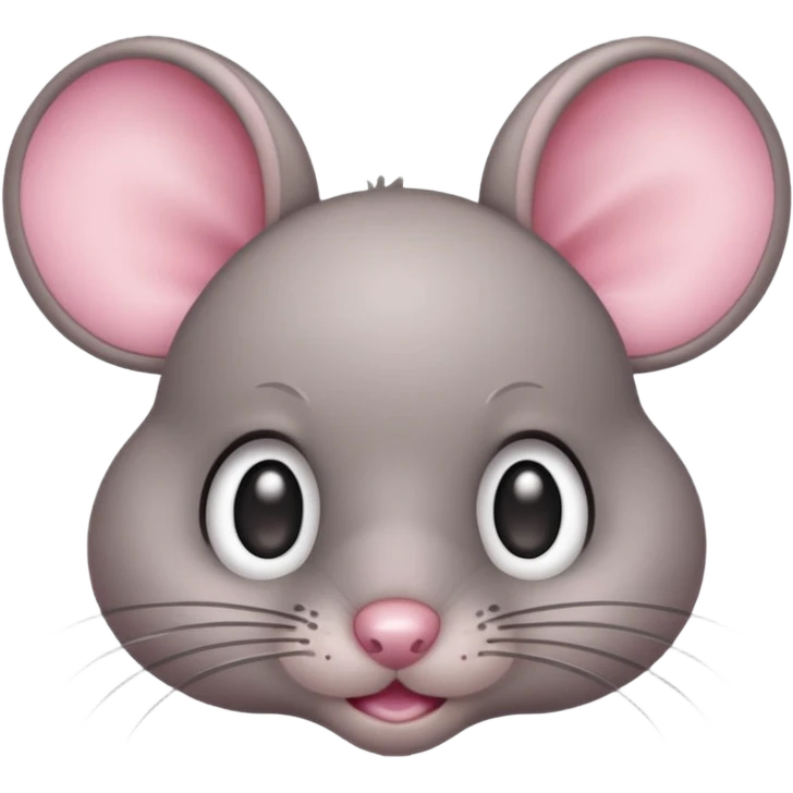 An baby mice face emoji