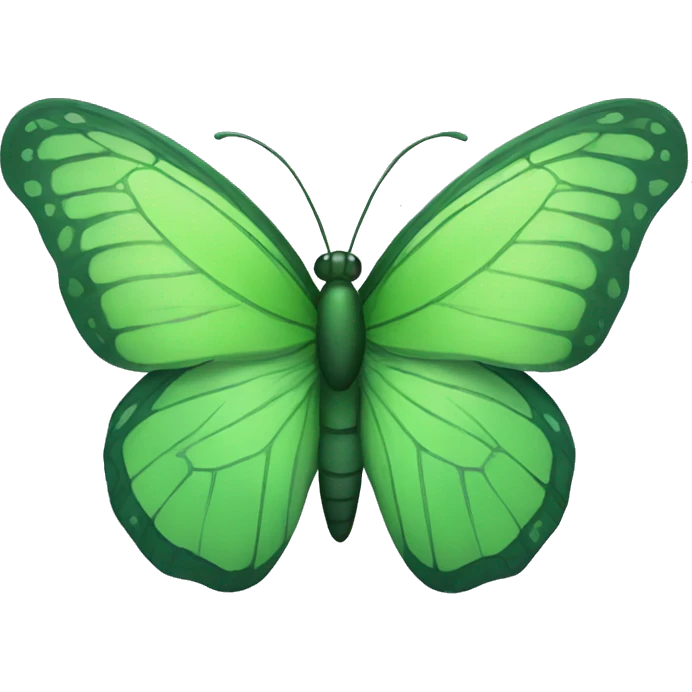green butterfly emoji