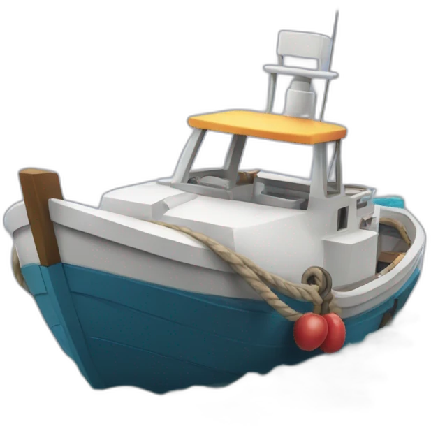 Boat on cat emoji