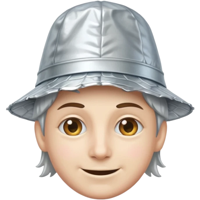 smirking tin foil hat emoji