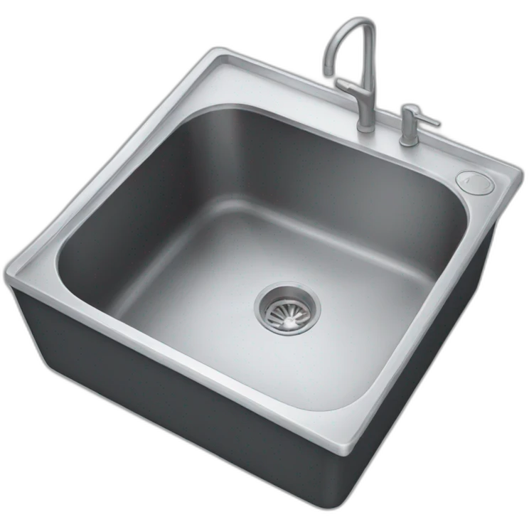 Kitchen sink no faucet emoji