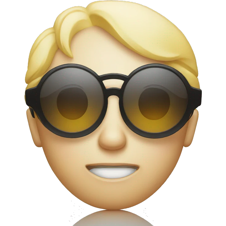 crying behind sun glasses emoji