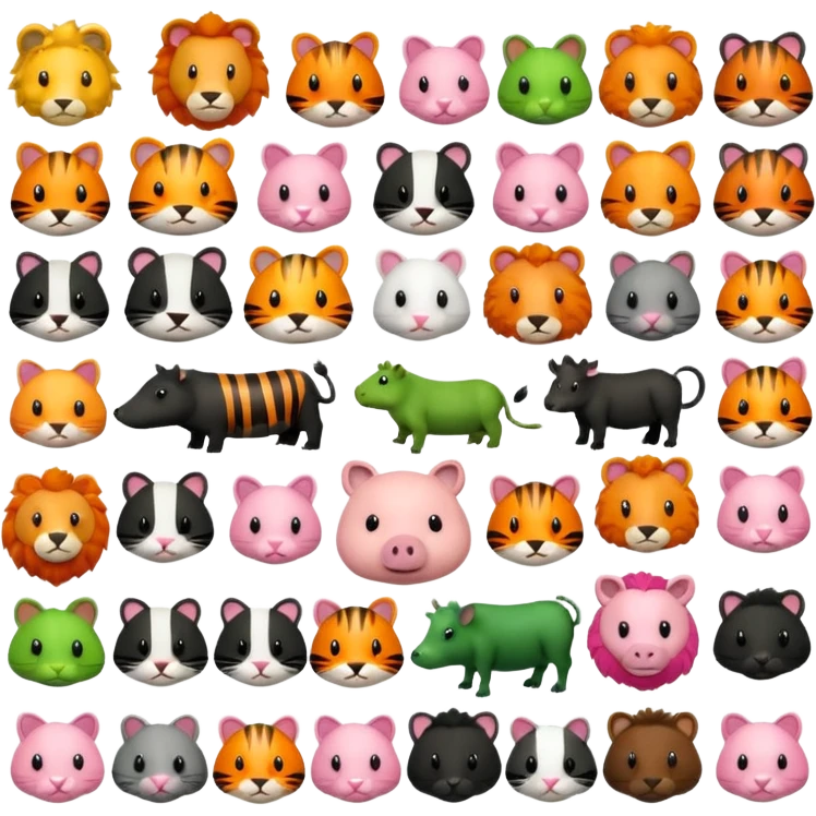 Cat dog cow mouse frog pig Lion Bear shrimp alphablocks a tung tung sahur trippi troppi banh mi ram ram tiger seal la foca lasagnaetta trulimero trulichina bombardino crocodrillo emoji