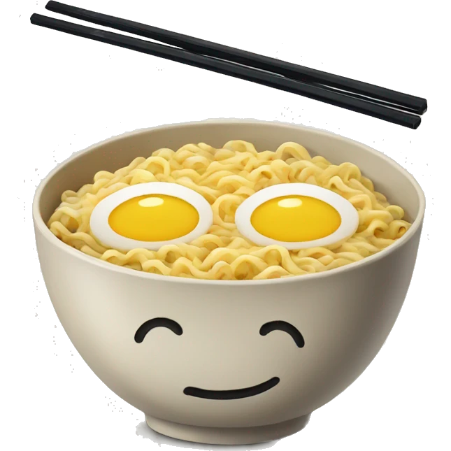 happy ramen noodles emoji