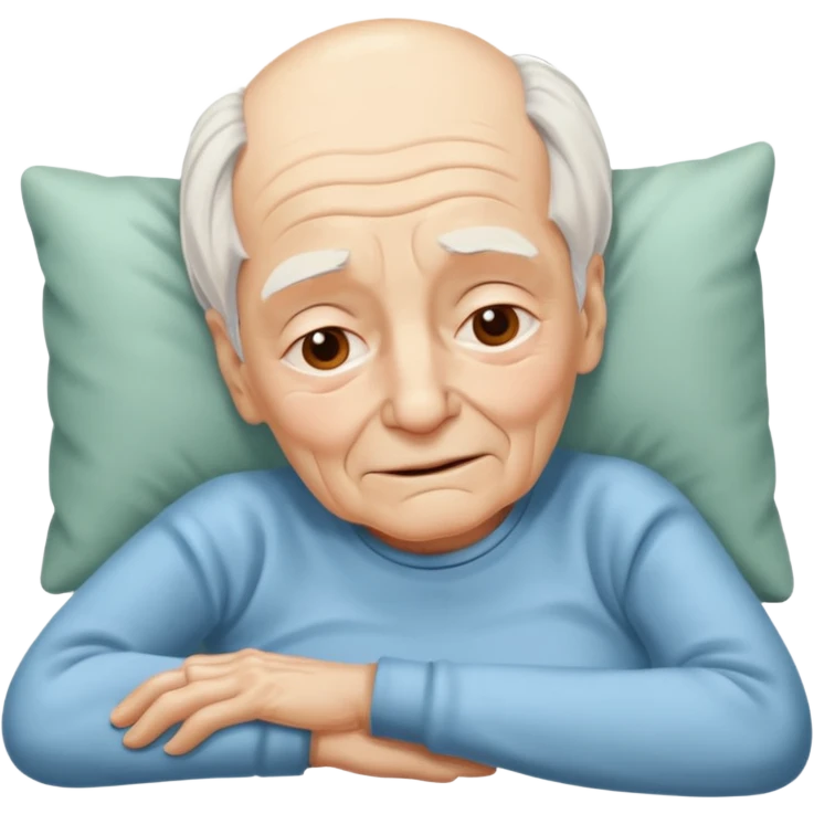 Old person dying  emoji