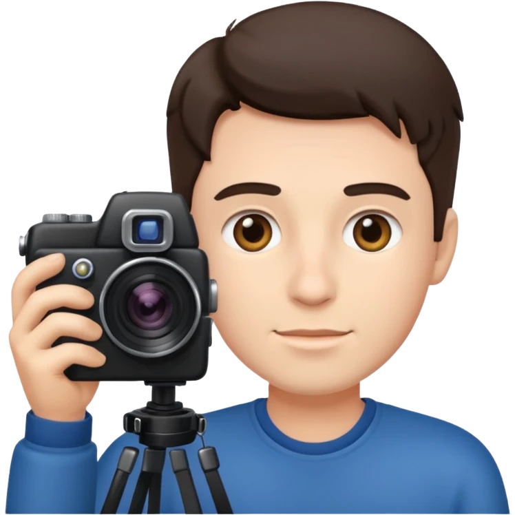mann mit einer kamera emoji