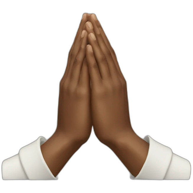 Praying hands emoji