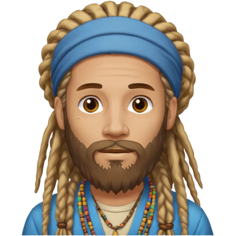 dreadlock hippie beard emoji