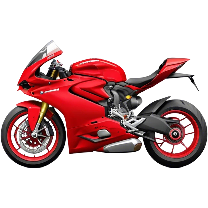 Ducati Panigale (Sportbike) - Ducati Panigale V4 (Model Year: 2022) (Iconic colour: Red) emoji