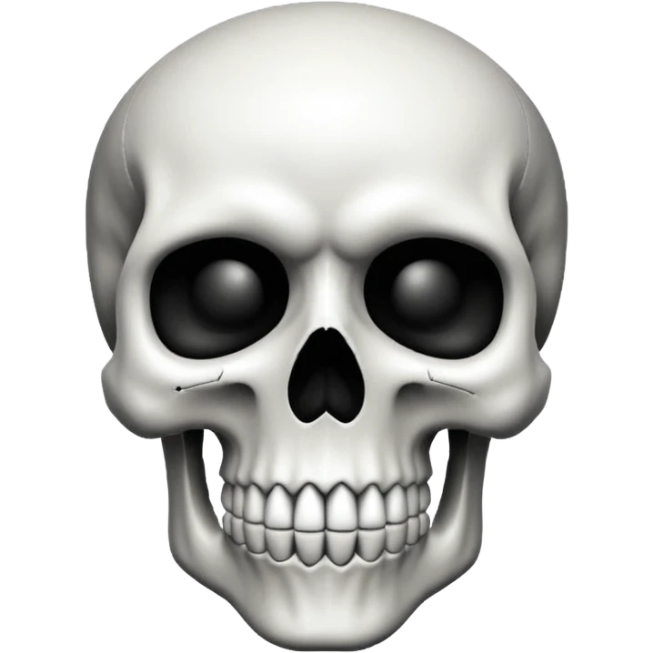 Halftone, pixel art skull emoji