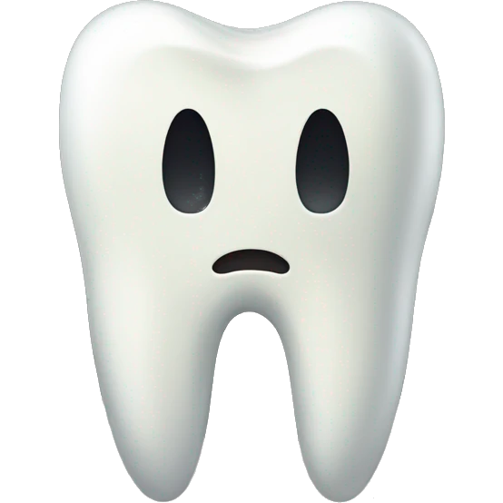 tooth no face emoji