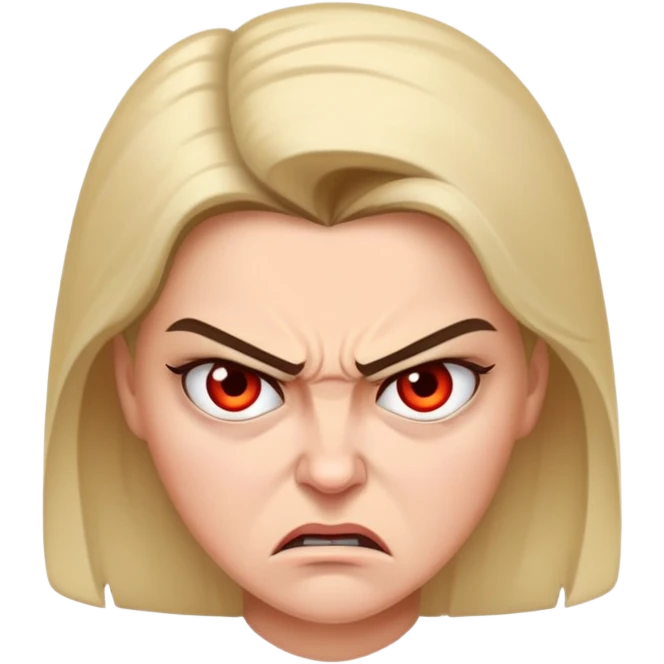 Angry woman  emoji