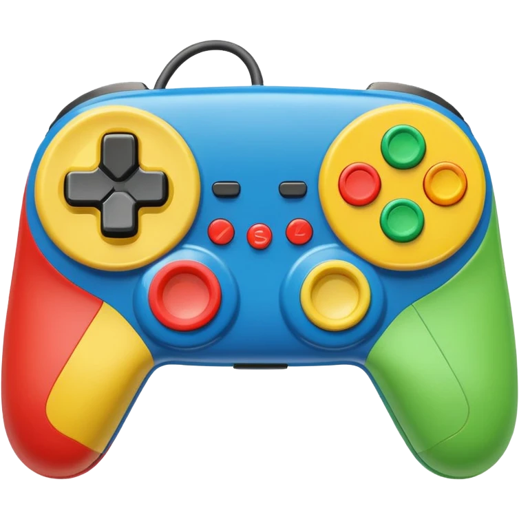 colorful game controller emoji