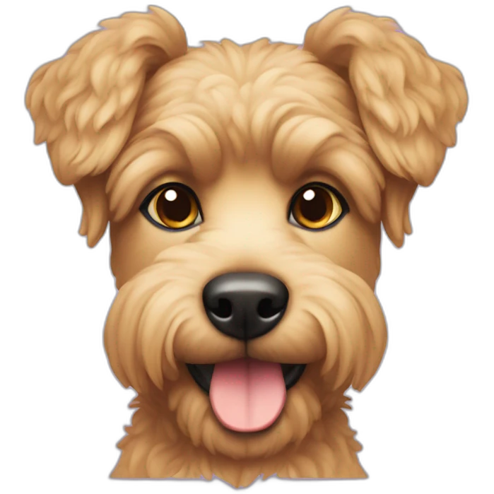 Caniche abricot emoji